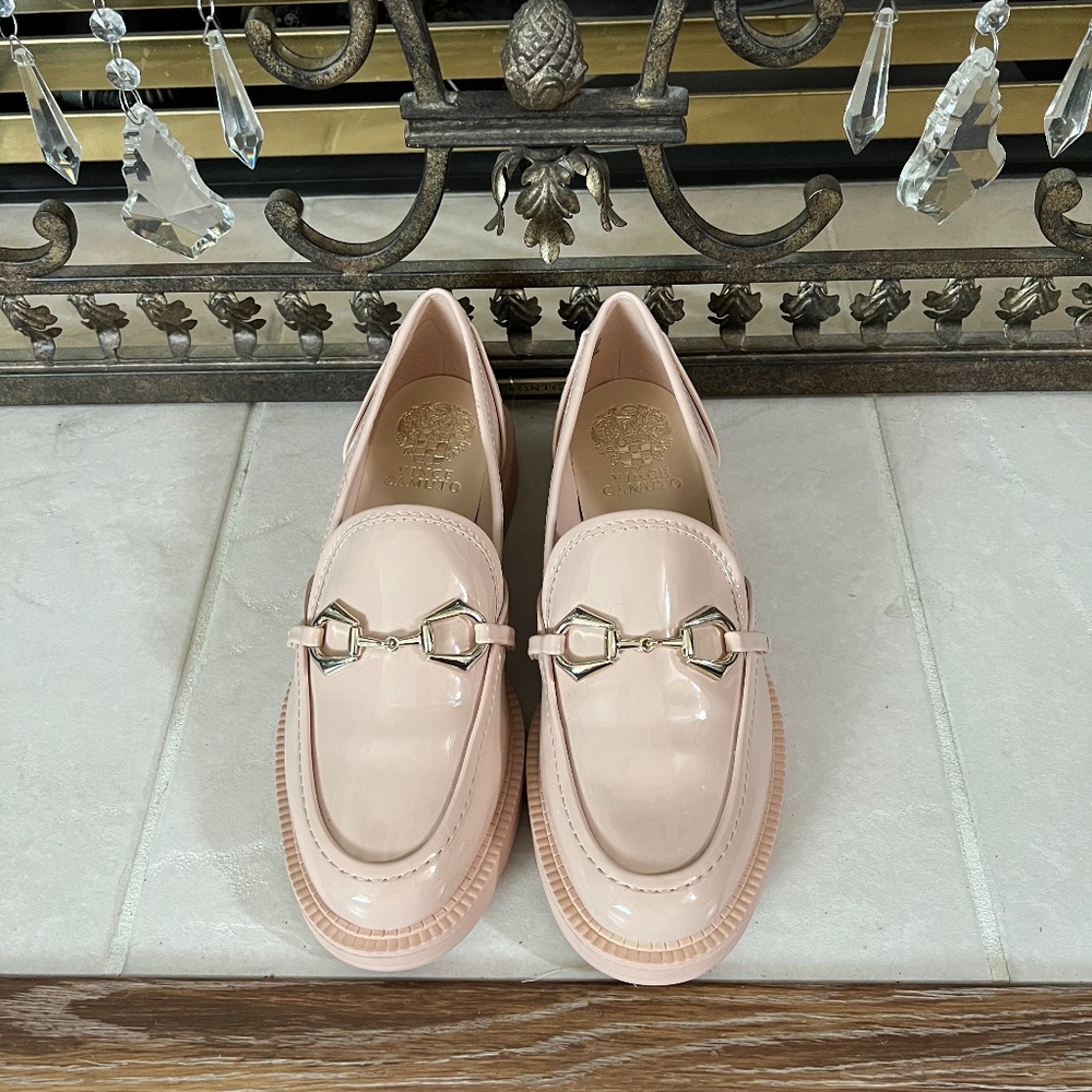 Vince Camuto Patent Loafers -- Light Blush; Size 6.5